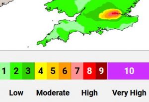 London Air pollution alert