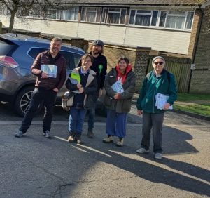 Campaigning in Harefield